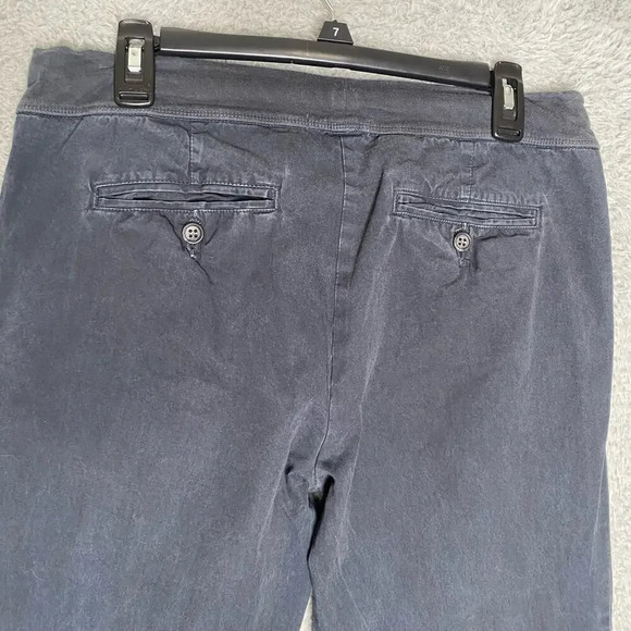 Standard James Perse womens pull on drawstring pants classic utility cuff 2 - Picture 4 of 11